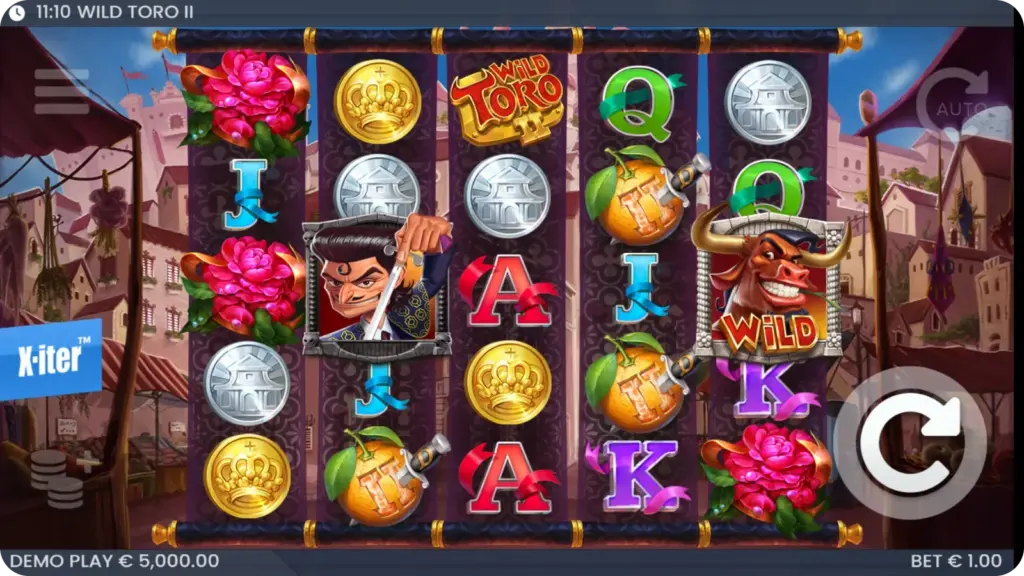 Wild Toro 2 slot di ELK Studios: griglia 5x5 e funzione X-iter